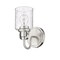 Z-Lite Kinsley 1 Light Wall Sconce, Brushed Nickel And Clear Seeded 340-1S-BN - alternate 2